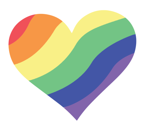 heart rainbow